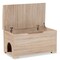 Baxton Studio Mariam ModernOak Finished Wood Cat Litter Box Cover House 194-11763-ZORO - alternate 9